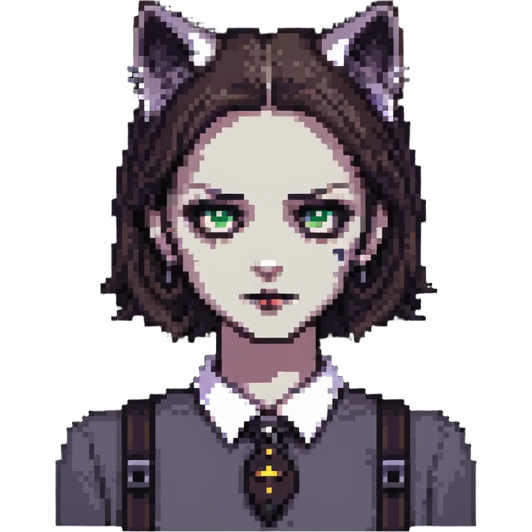 evil British cat-woman emoji