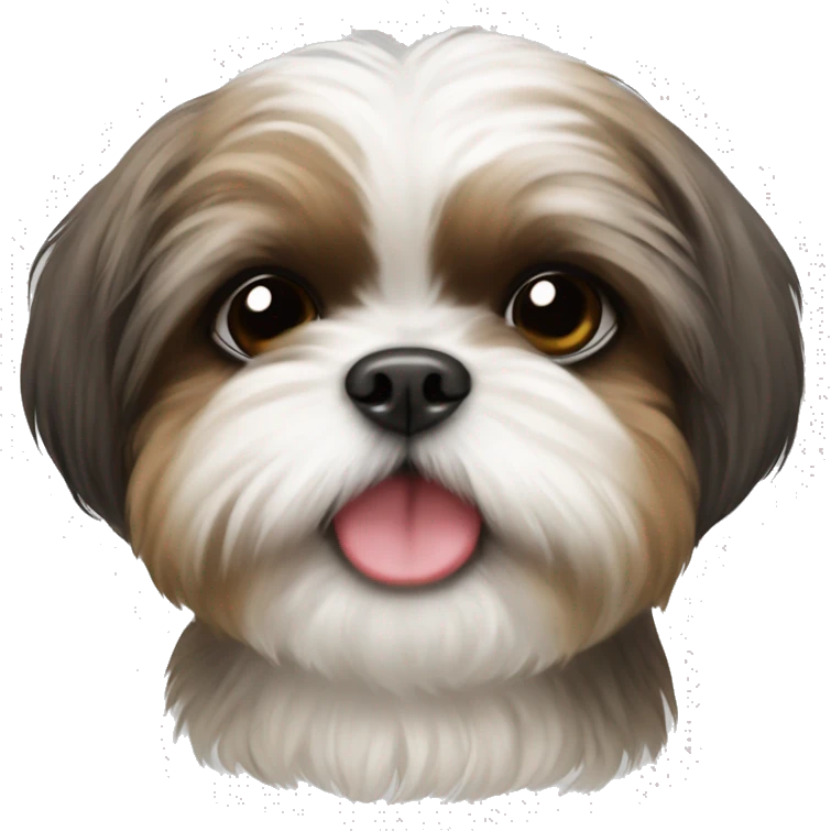 cute baby shih tzu emoji