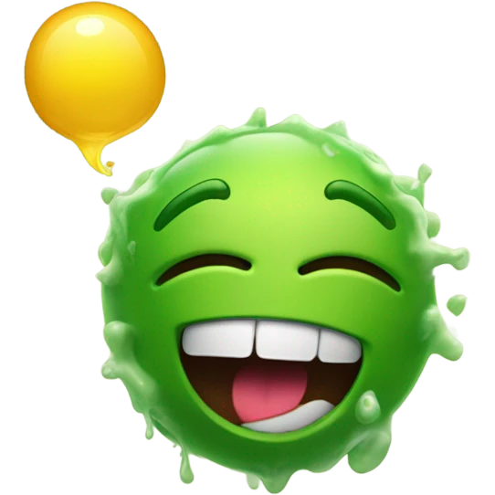 Emoji throwing up  emoji