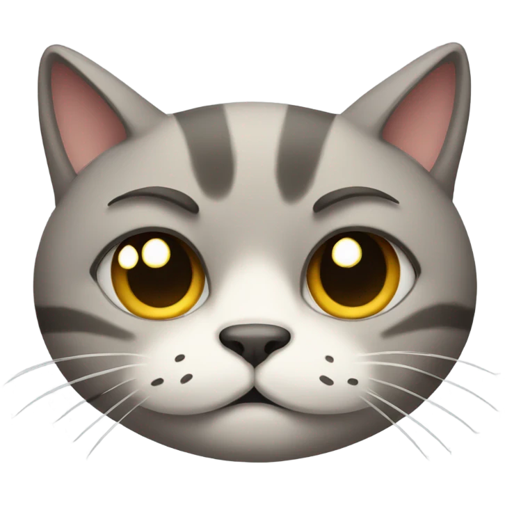 Frowny cat face emoji