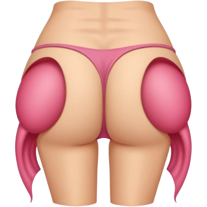 Butt with vagina from behind emoji