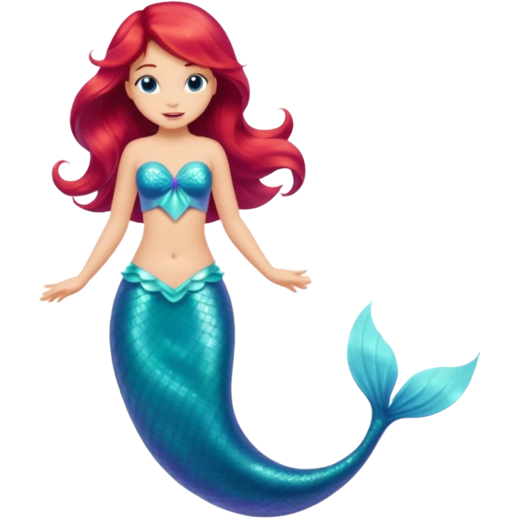 Little mermaid’s dress emoji