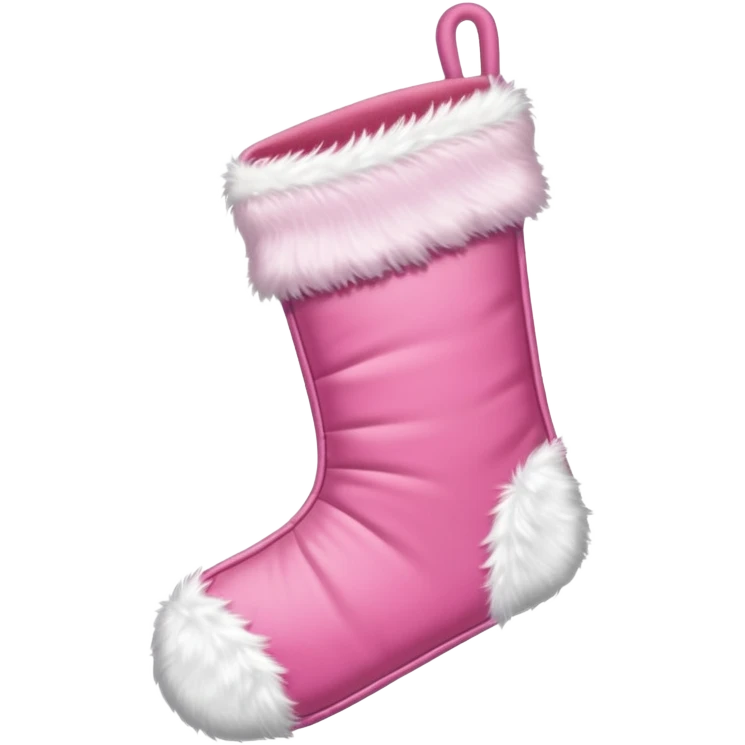 Pink Christmas emoji