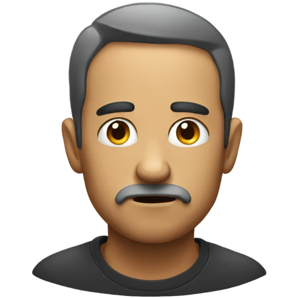 skeptical face emoji