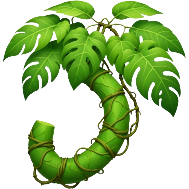 Vine in jungle emoji