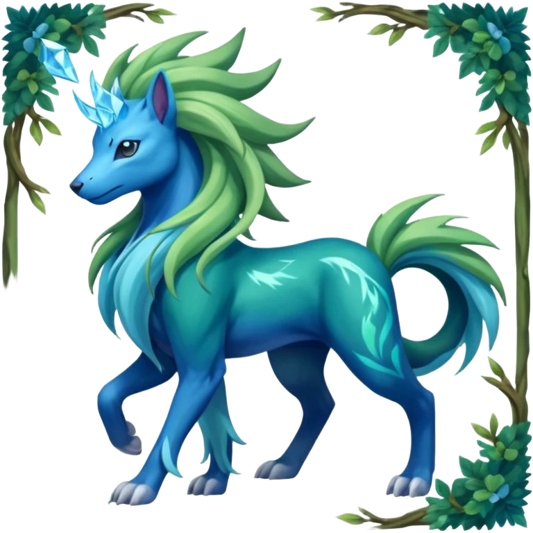 Manectric-Suicune-Virizion-Zygarde-fusion-hybrid-creature  emoji