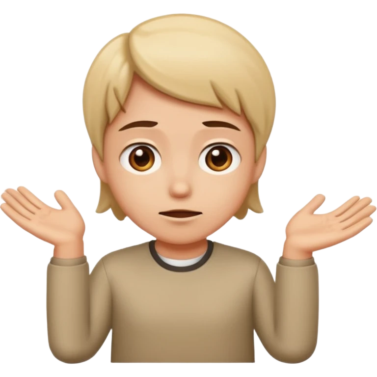 🤷‍♂️ recreate this in batter way emoji