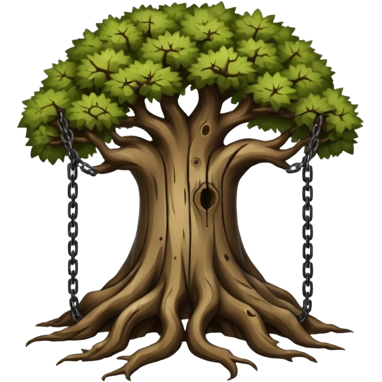 Tree with chains – Bound, suffering




















 emoji