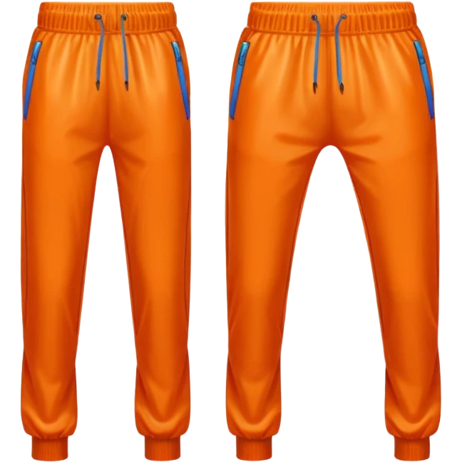 Tracksuit bottom orange emoji