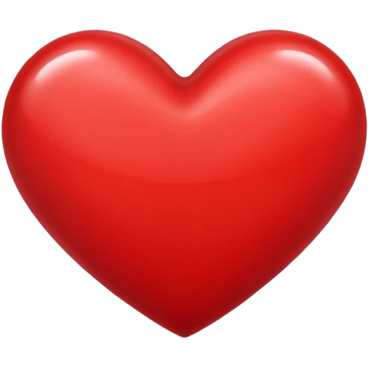 red heart emoji