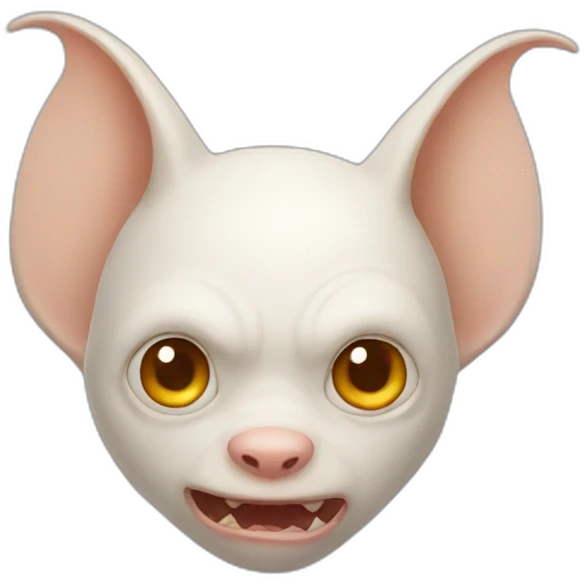 Bat albino emoji