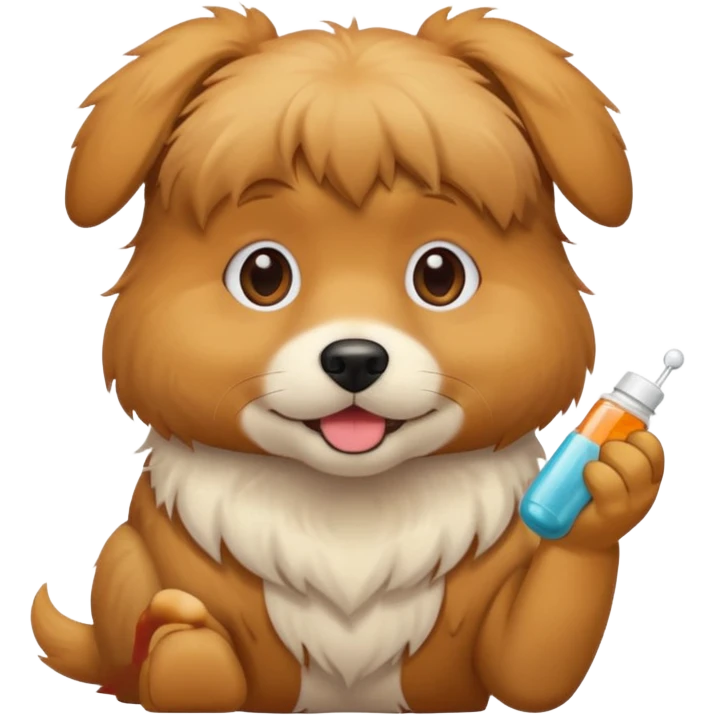 dog pill emoji