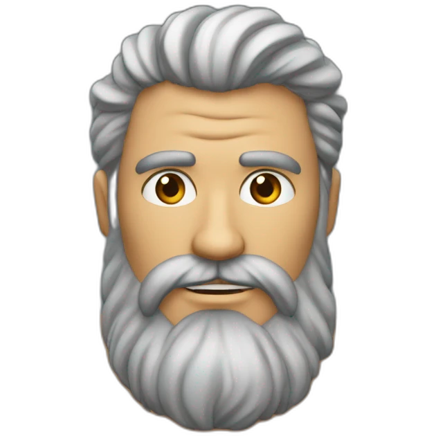 pelado con nariz chata pelo al costado barba recortada y anteojos emoji