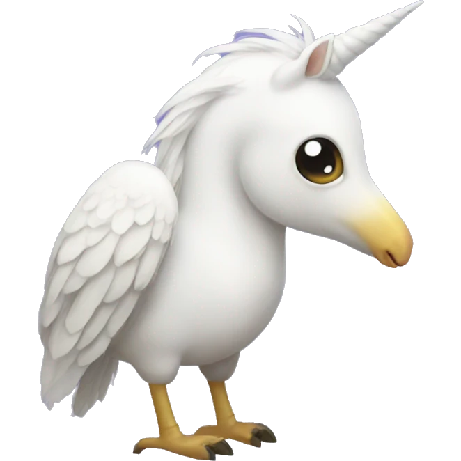 Unicorn bird emoji