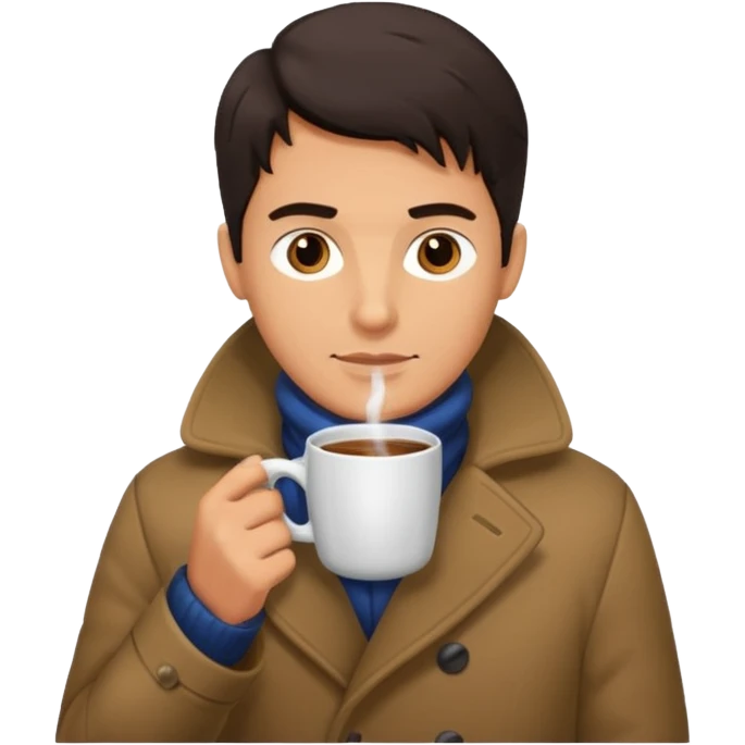 hot coffee guy emoji