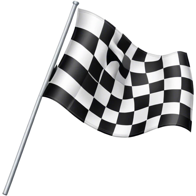 checkered flag emoji