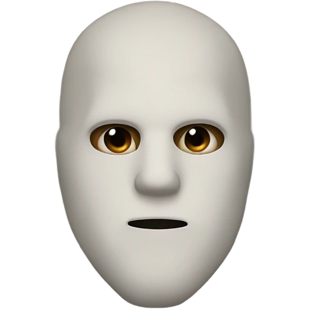 Kanye west with mask emoji