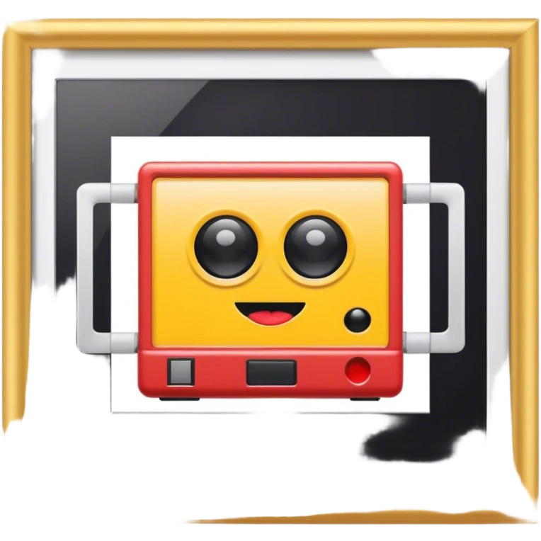Polaroid photo booth emoji