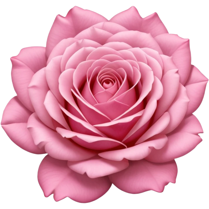 “A Polaroid-style photo of a pink rose  emoji