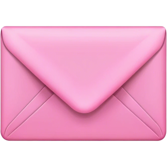 pink email envelope emoji