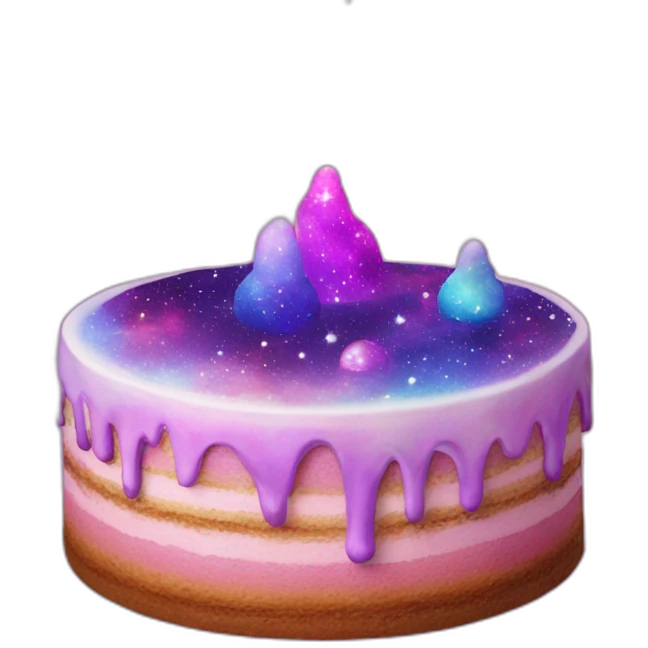 Gâteau Galaxy emoji
