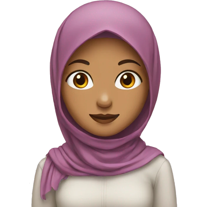 girl with hijab emoji