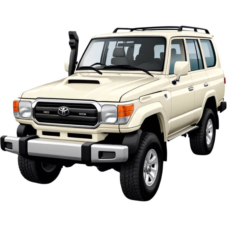 Toyota Land Cruiser - Toyota (Model Year: 2021) (Iconic colour: White) emoji