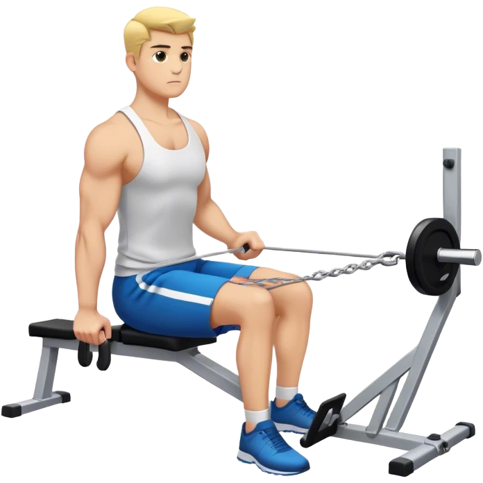 upper-back row exercise emoji
