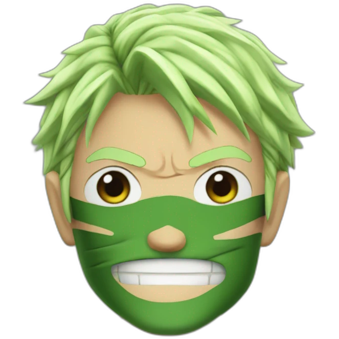 roronoa zoro one piece emoji