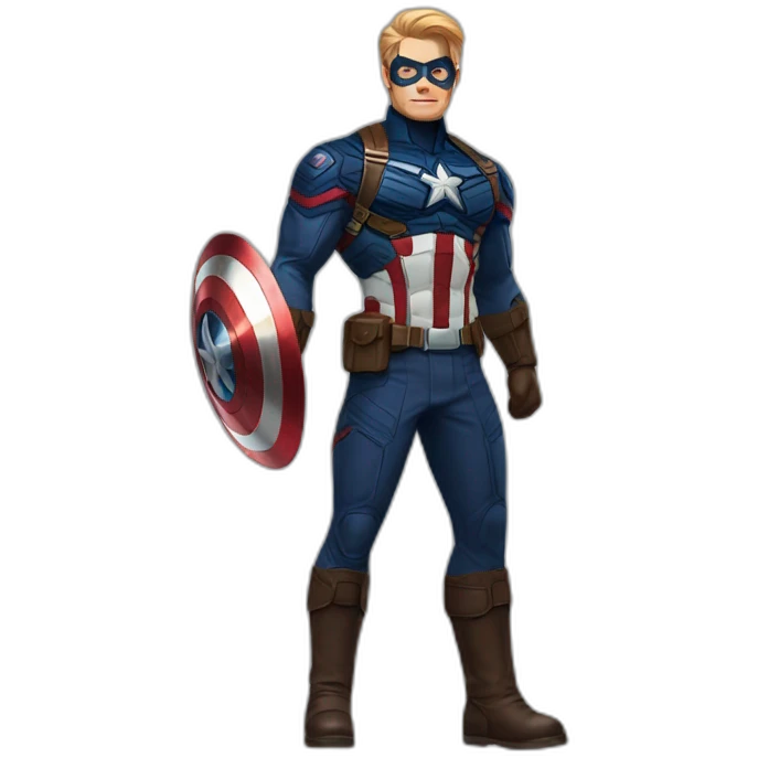 capitan america fullbody emoji