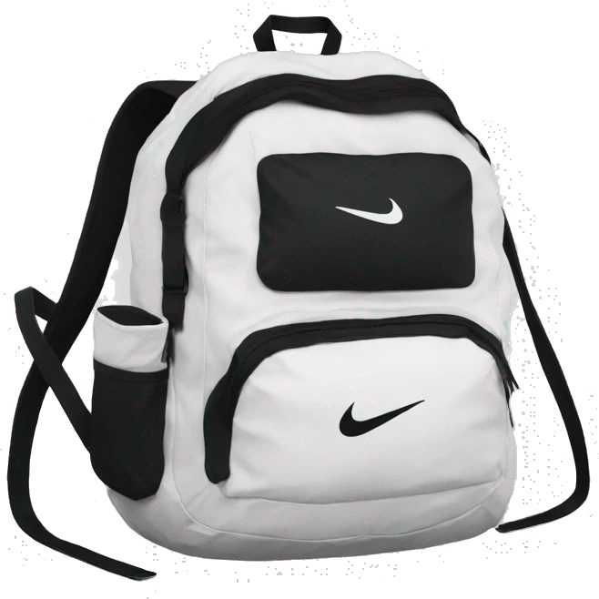 Just Nike bagpack black  emoji