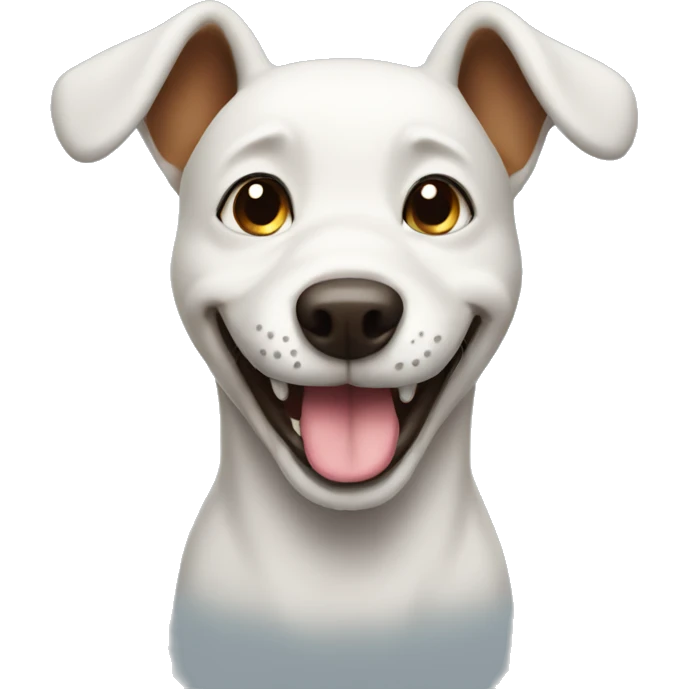dog with smile  emoji