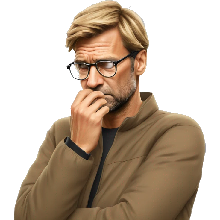 Jurgen Klopp facepalm emoji emoji