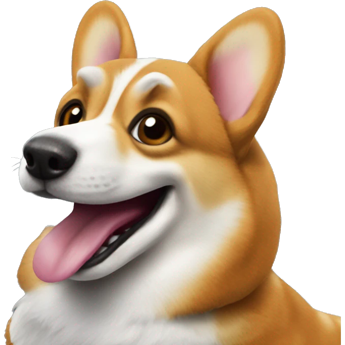 Corgi in a t-Rex costume emoji