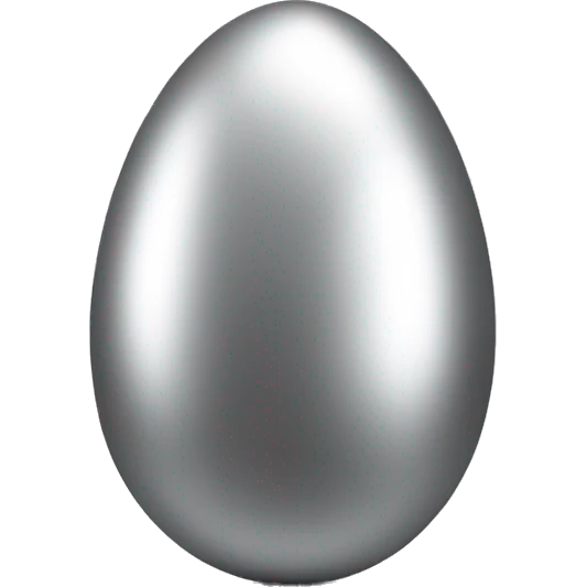 easter egg silver emoji