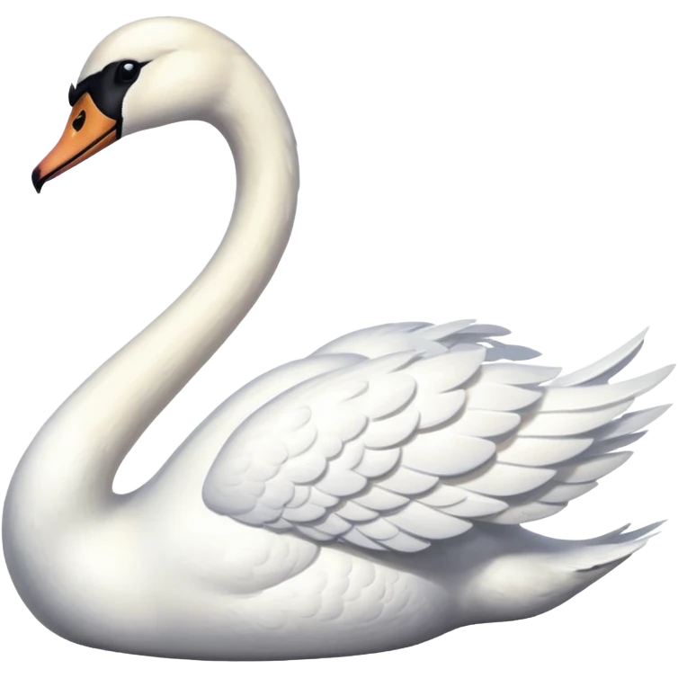 White swan emoji
