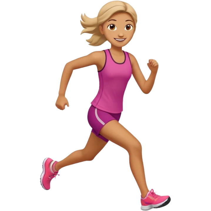 run girl emoji