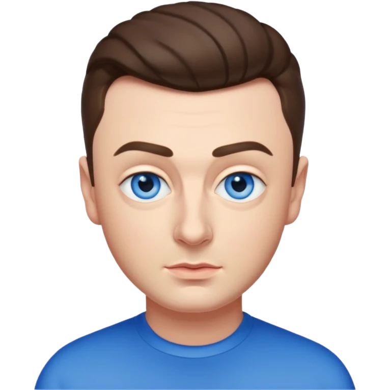 Sam Smith with blue eyes emoji
