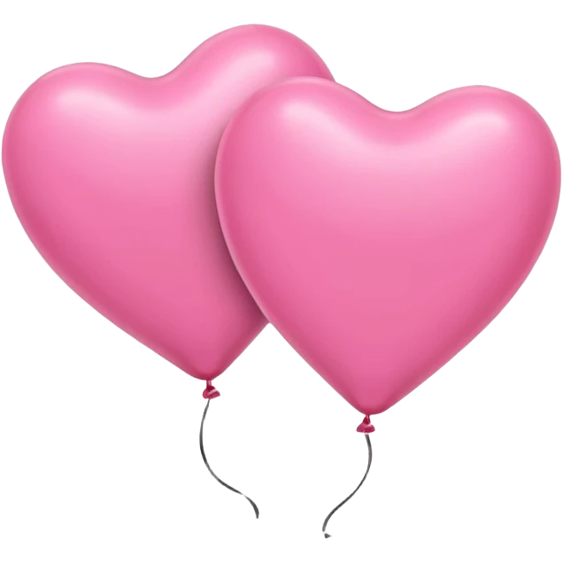 pink heart balloons emoji