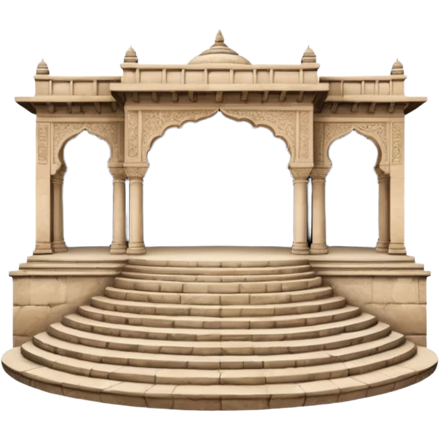 public amphitheater 16th century india emoji