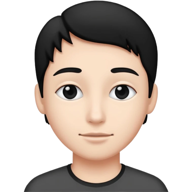 change this top black and white emoji