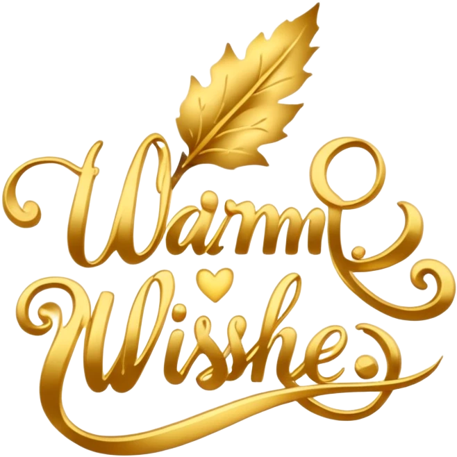 warm & best wishes emoji