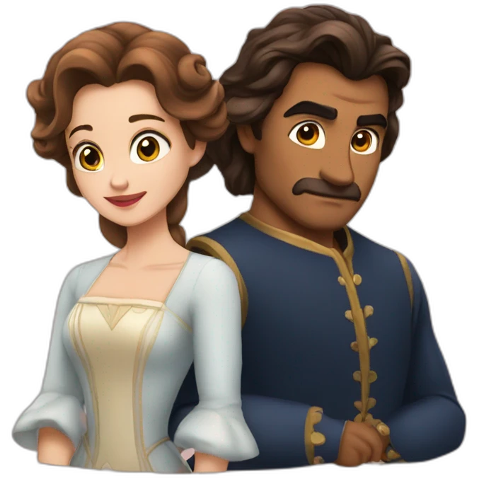 Bella y Bestia emoji