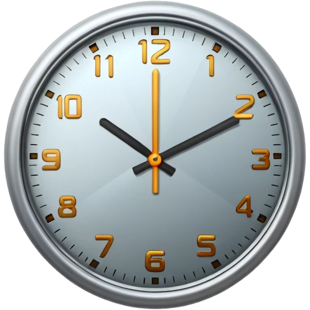 Clock it  emoji