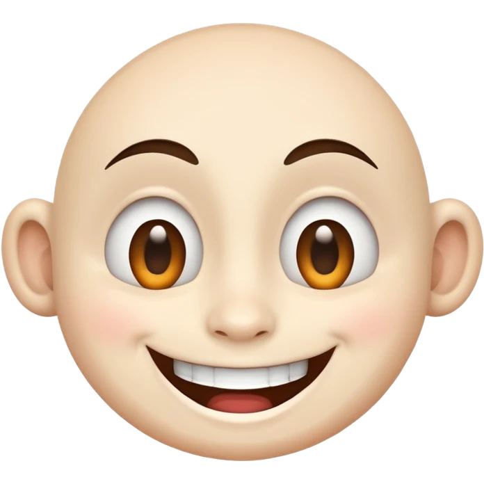 Twitch emoji depicting a face with a mischievous grin, representing mischief or playful intent emoji