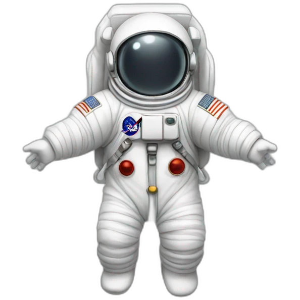 white baby body astronaut emoji