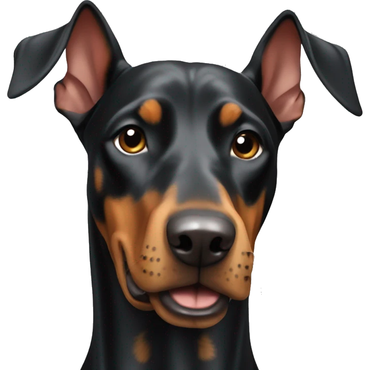 Dobermann dog emoji