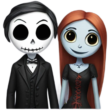 jack and sally  emoji