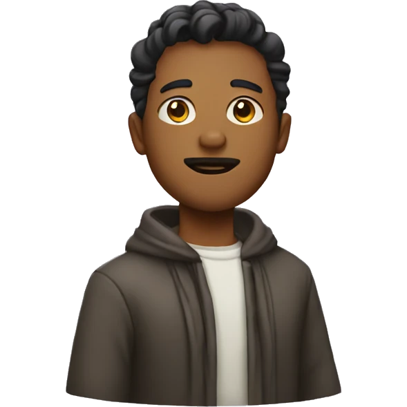 Homme avec une robe emoji