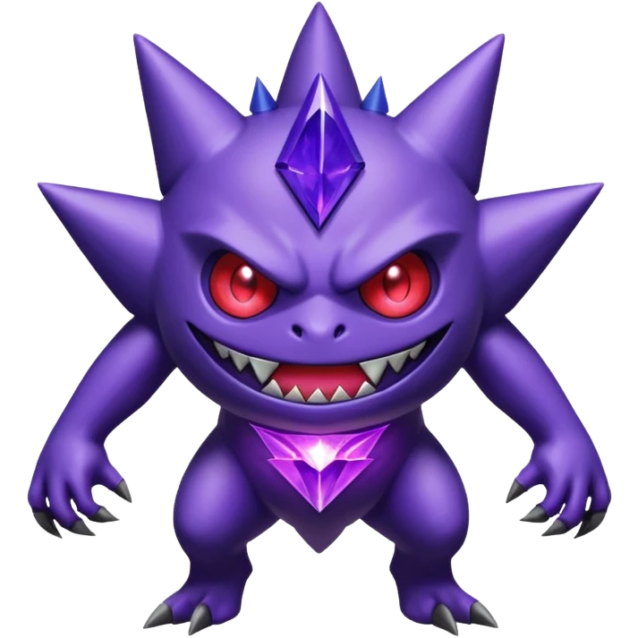 Gengar-Sableye-Genesect-fusion (full body) emoji